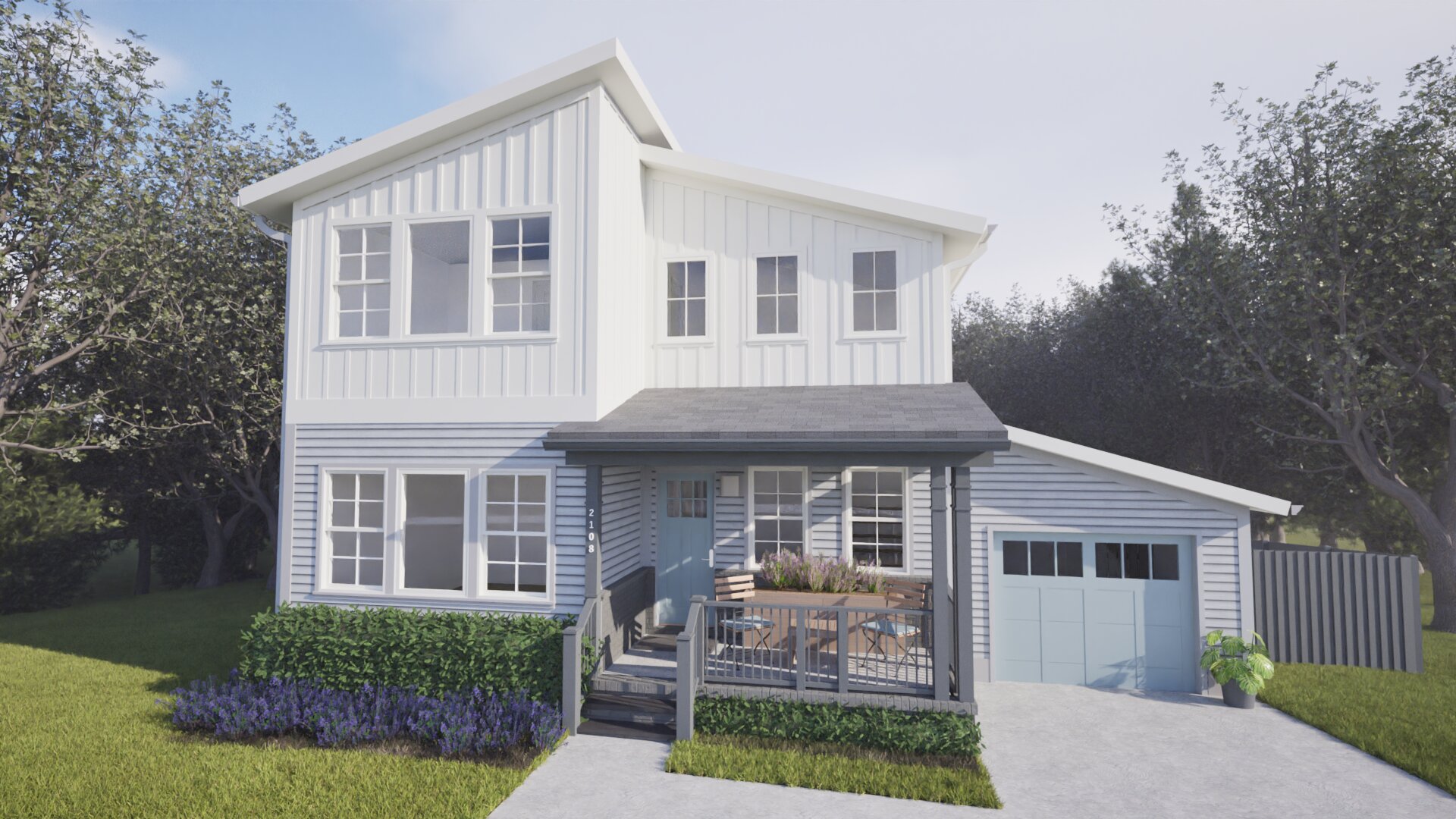 Front exterior render