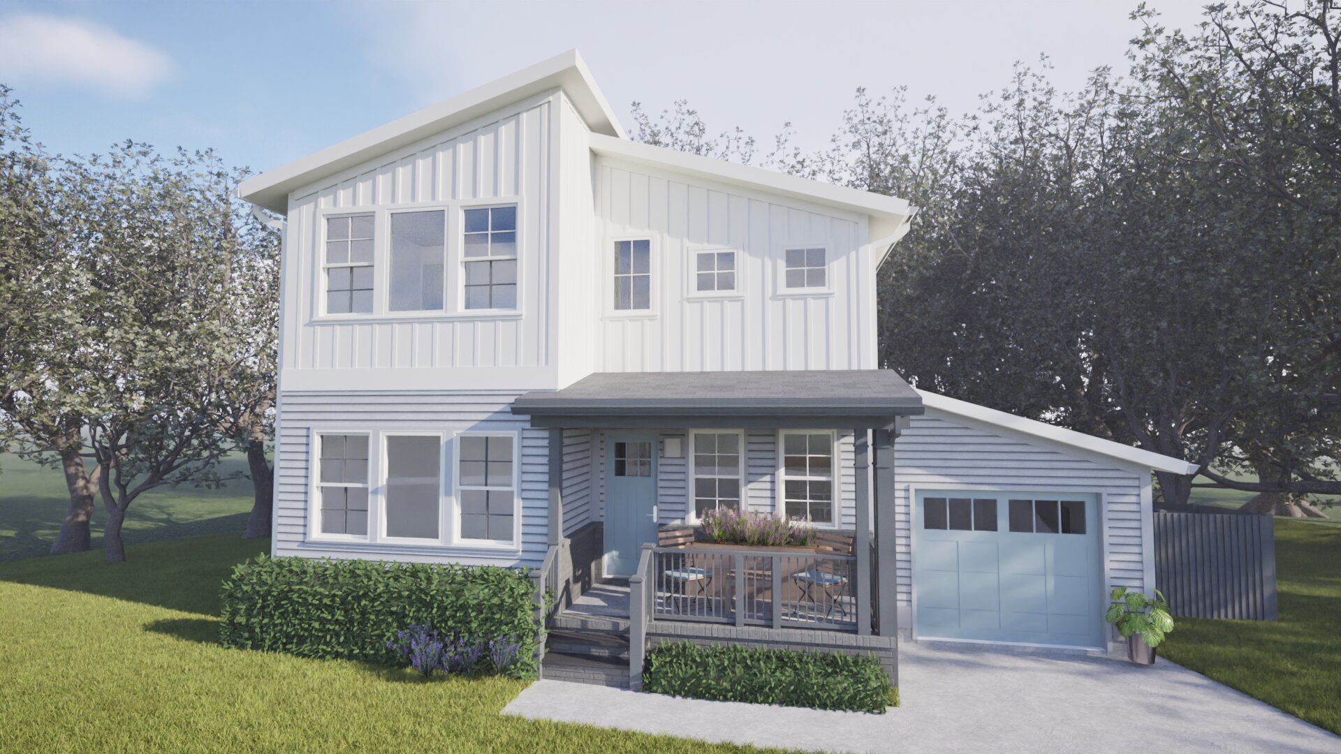 Front exterior render