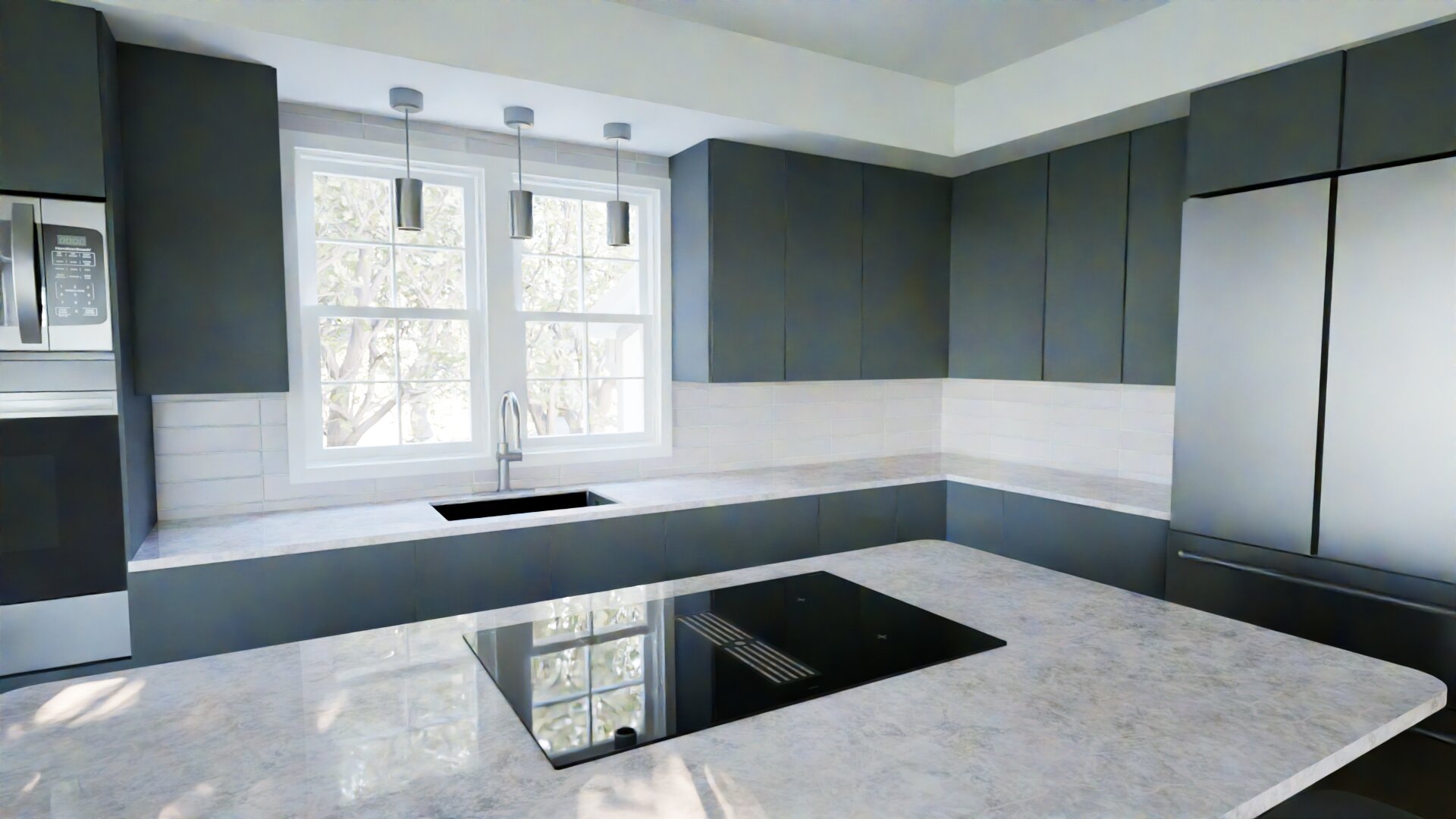 Chef's kitchen render