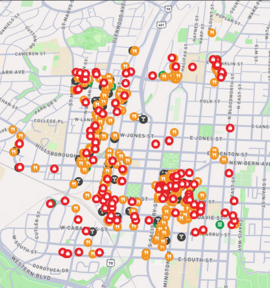 Raleigh dining and cultural scene